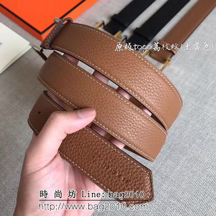 愛馬仕HERMES 2.0升級版 Hermes-LICOL BELT 官網同步 原版皮高端男士皮帶 HHG1537